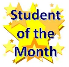 Student of the month flyer